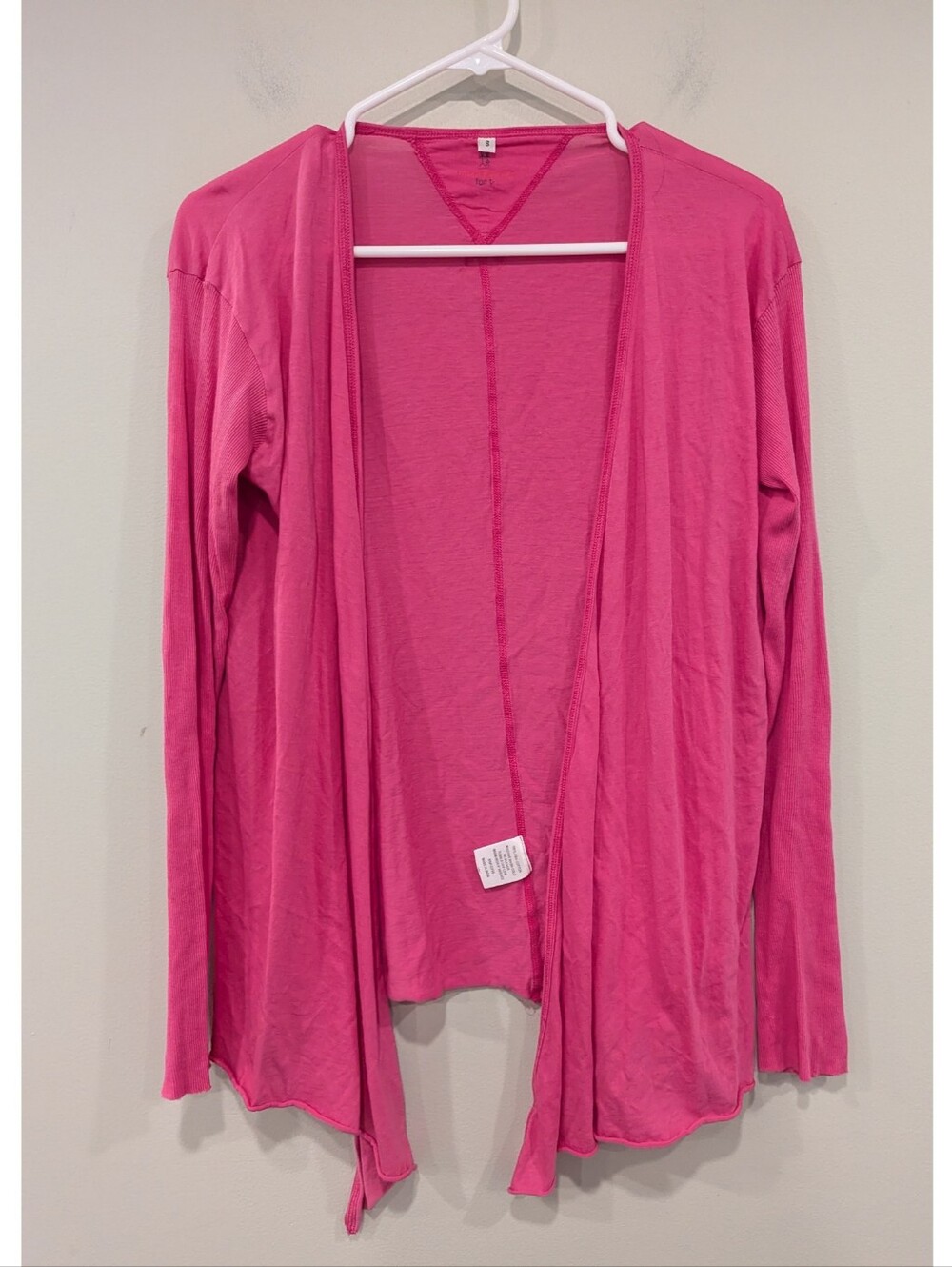 Johnny Was Pete & Greta 100% Pima Cotton Open Cardigan Sweater Size Small